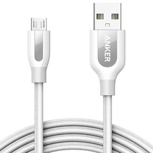 USB კაბელი ANKER POWERLINE + MICRO USB 6ft UN WHITE A8143021iMart.ge