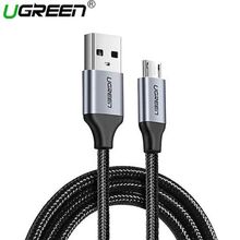 USB კაბელი UGREEN US290 (60146) USB 2.0 A to MICRO CABLE NICKEL PLATING ALUMINUM BRAID 1M BLACKiMart.ge