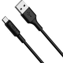 კაბელი HOCO ANDROID MICRO X25 SOARER CHARGING DATA CABLE FOR MICRO BLACK (6957531080121)iMart.ge