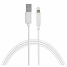 USB კაბელი CABLE 2E  USB 2.0 TO LIGHTNING CABLE SINGLE MOLDING TYPE , WHITE,1MiMart.ge