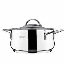 ქვაბი CESSEROLE ARDESTO  BLACK MARS, GLASS LID , 1.8 L, STAINLESS STEELiMart.ge