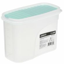 პლასტმასის კონტეინერი ARDESTO  FOOD STORAGE CONTAINER FRESH 1.2l, TIFFANY BLUE, PLASTICiMart.ge