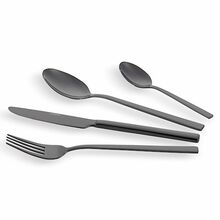 დანა- ჩანგლის ნაკრები ARDESTO CUTLERY SET BLACK MARS LEGEND 4 pcs, STAINLESS STEELiMart.ge