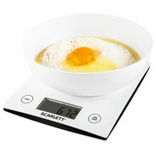 სამზარეულოს სასწორი ჯამით SCARLETT KITCHEN SCALE (WHITE) SC-KS57B10iMart.ge