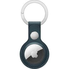 APPLE-ის საძიებო მოწყობილობის ქეისი MOBILE ACCESSORY OTHER AIRTAG LEATHER KEY RING  BALTIC BLUE (MHJ23ZM/A)iMart.ge