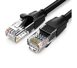 ქსელის კაბელი VENTION IBEBL CAT.6 UTP PATCH CABLE 10M BLACKiMart.ge