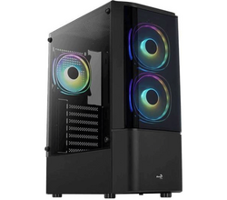 კომპიუტერის ქეისი AEROCOOL QUANTUM ARGB MID-TOWER G-BK-V3 BLACKiMart.ge