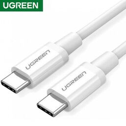 კაბელი UGREEN 60518 USB 2.0 C M/M ABS COVER 1 M (WHITE)iMart.ge