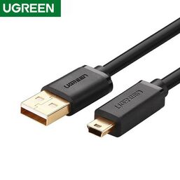 კაბელი UGREEN 10385 USB 2.0 A MALE TO MINI 5 PIN MALE CABLE 1.5 M (BLACK)iMart.ge