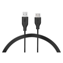 კაბელი 2E CABLE USB 2.0 (AM/AF), 3 M, BLACK 2E-W-3168M3iMart.ge