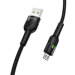 USB კაბელი BOROFONE BU17 BLACK 1.2 MiMart.ge