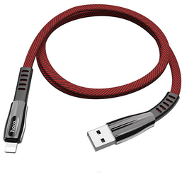 USB კაბელი HOCO U70  LIGHTNING RED 1.2 MiMart.ge