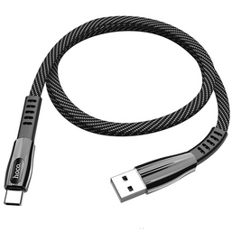 USB კაბელი HOCO U70 TYPE-C DARK GRAY 1.2 M iMart.ge