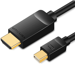 HDMI კაბელი VENTION HABBI MINI DP TO HDMI 3 M BLACKiMart.ge