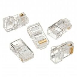 ჯეკი Modular plug 8P8C for solid LAN cable CAT5, UTPiMart.ge