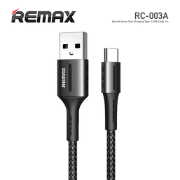 1 მ USB კაბელი REMAX CABLE RC-003a BLACKiMart.ge