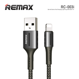 1 მ USB კაბელი REMAX CABLE RC-003i BLACKiMart.ge