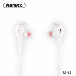 ყურსასმენი REMAX S5 BLUETOOTH EARPHONE WHITEiMart.ge
