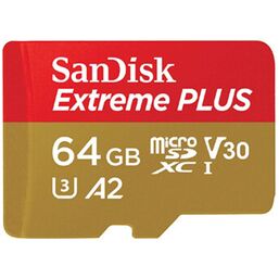 მეხსიერების ბარათი (ჩიპი) SANDISK MICROSD/XC SDSQXBZ-064G-GN6MA (64 GB)iMart.ge