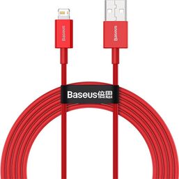 კაბელი BASEUS SUPERIOR SERIES FAST CHARGING USB DATA CABLE LIGHTNING 2.4A 2M CALYS-C09iMart.ge