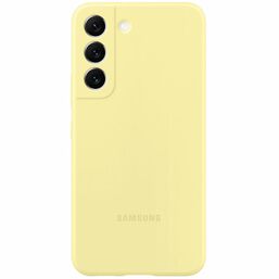 მობილური ტელეფონის ქეისი SAMSUNG GALAXY S22 SILICONE COVER BUTTER YELLOW (EF-PS901TYEGRU)iMart.ge