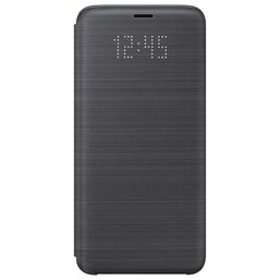 მობილური ტელეფონის ქეისი Samsung Galaxy S9+ LED View Wallet Cover (EF-NG965PBEGRU) - BlackiMart.ge