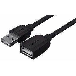 კაბელი VENTION VAS-A44-B100 USB2.0 EXTENSION CABLE 1 M BLACKiMart.ge