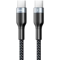 USB კაბელი REMAX SURY 2 SERIES PD FAST CHARGING 3A DATA CABLE RC-010 (TYPE C-TYPE C) BLACKiMart.ge