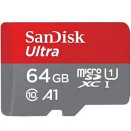 მეხსიერების ბარათი (ჩიპი) SANDISK ULTRA MICROSD/HC UHS-I CARD 120MB/S CLASS 10 SDSQUA4-064G-GN6MN (64 GB)iMart.ge