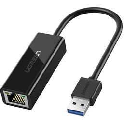 ლან ადაპტერი UGREEN CR111 (20256) USB 3.0 TO RJ45 GIGABIT ETHERNET ADAPTER BLACKiMart.ge