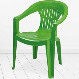 პლასტმასის სკამი LEYLAK CT001-A მწვანეiMart.ge