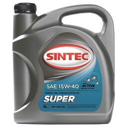 ძრავის ზეთი SINTEC SUPER 15W40 API SG/CD 4LiMart.ge