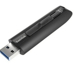 USB ფლეშ მეხსიერება SANDISK EXTREME GO BLACK (128 GB)iMart.ge