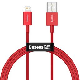 USB კაბელი BASEUS SUPERIOR SERIES FAST CHARGING USB DATA CABLE LIGHTNING 2.4A 1M CALYS-A09iMart.ge