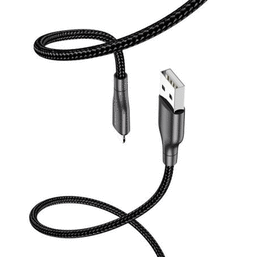 USB კაბელი BOROFONE BX45 FAST SELLING CHARGING DATA CABLE FOR LIGHTNING BLACKiMart.ge