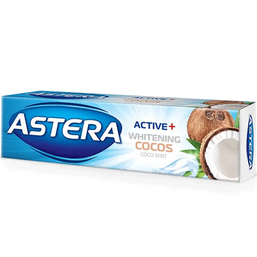 კბილის მათეთრებელი პასტა ქოქოსი ASTERA  ACTIVE+ 1015 100 მლiMart.ge