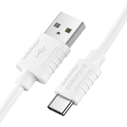 USB კაბელი BOROFONE BX52 AIRY, USB - TYPE-C, 2.4А, 1 M WHITEiMart.ge