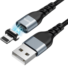 USB კაბელი HOCO U96 USB-LIGHTNING 1.2 M BLACKiMart.ge