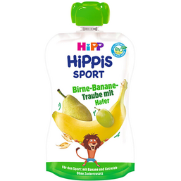 HIPP-ის ხილის პიურე მსხალი, ყურძენი და ბანანი ხორბლით (1 წლიდან, 120 გრ)iMart.ge