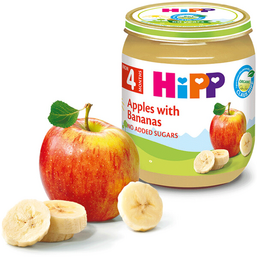 HIPP-ის ხილფაფა ვაშლი და ბანანი (4 თვიდან, 125 გრ)iMart.ge