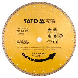 ალმასის საჭრელი დისკი YATO YT-5983iMart.ge