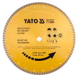 ალმასის საჭრელი დისკი YATO YT-5984iMart.ge