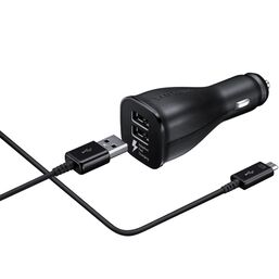 USB დამტენი ავტომობილისთვის Samsung Fast Car Charger + USB Cable (EP-LN920CBEGRU)iMart.ge