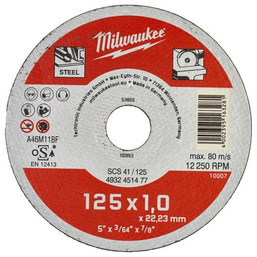 ლითონის საჭრელი დისკი MILWAUKEE SCS 41/125х1iMart.ge