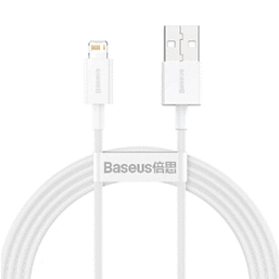 კაბელი BASEUS FAST CHARGING USB DATA CABLE LIGHTNING 2.4A 1.5M CALYS-B02iMart.ge
