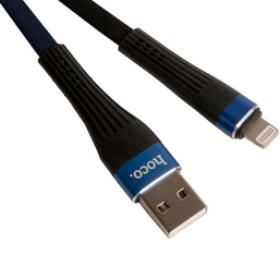 USB კაბელი HOCO U39 LIGHTNING 1.2 M (BLUE＆BLACK)iMart.ge
