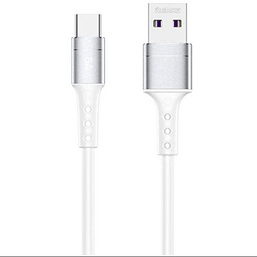 USB კაბელი REMAX CHAINING SERIES II 5A FAST CHARGING DATA CABLE RC-198A A-C WHITEiMart.ge