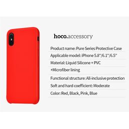ქეისი  HOCO Pure series protective case for iPhoneXR REDiMart.ge
