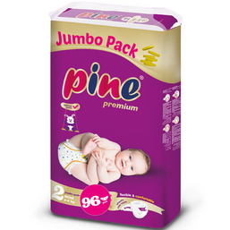 ფაინის ბავშვის საფენი PINE MINI JUMBO (S2, 3-6 KG)iMart.ge