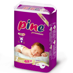 ფაინის ბავშვის საფენი PINE PREMIUM NEWBORN (S1, 2-5 KG)iMart.ge